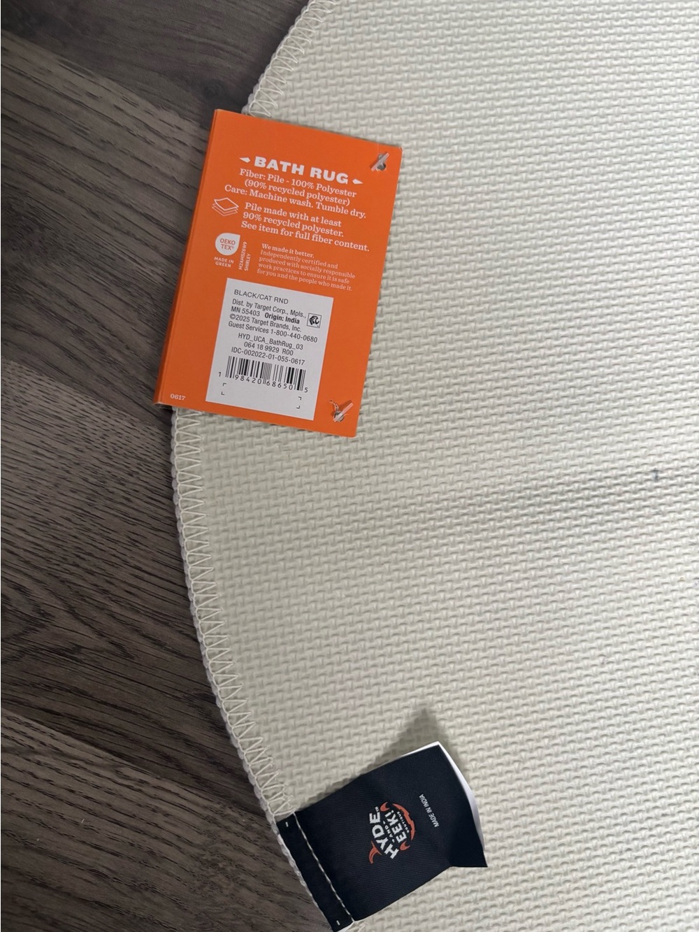 Target Black Cat Round Bath Rug - Picture 4 of 4